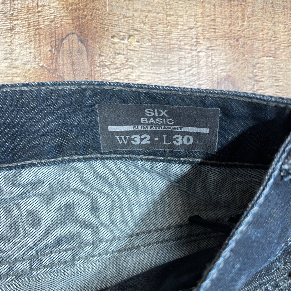 Buffalo David Bitton Blue/Black Six Basic Slim St… - image 3